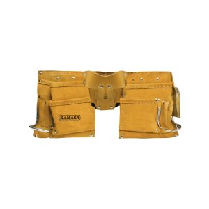 Estuche de cuero dual porta herramientas 10 bolsillos ***