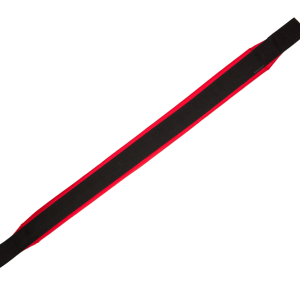 Cinchas acolchadas vela ligera negra y roja 1000 x 70 mm