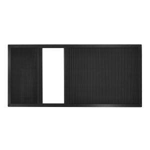 Oscurecedor y mosquitera 108×50 cm Negro Opaco