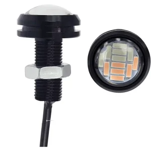 Luz Led Ojo De Aguila (Pack De 2 Luces) Rojo-Amarillo (12 Leds Por Luz) | Mejor Agarre Y Comodidad