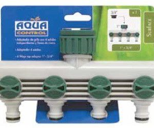 Adaptador de grifo con 4 salidas independientes